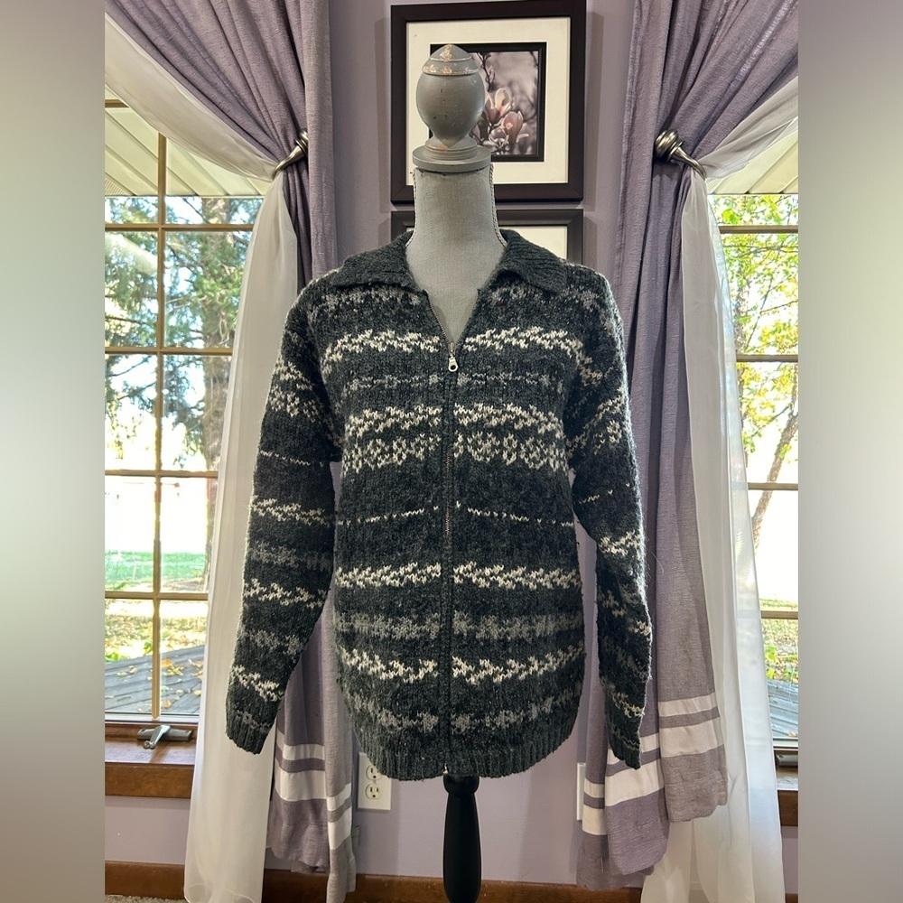 Vintage Hasting & Smith Zip-Up Sweater